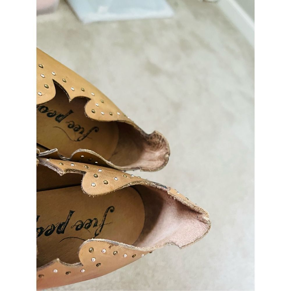 Free People Wild Wyoming tan Ankle Boots sz 9 - Picture 12 of 14